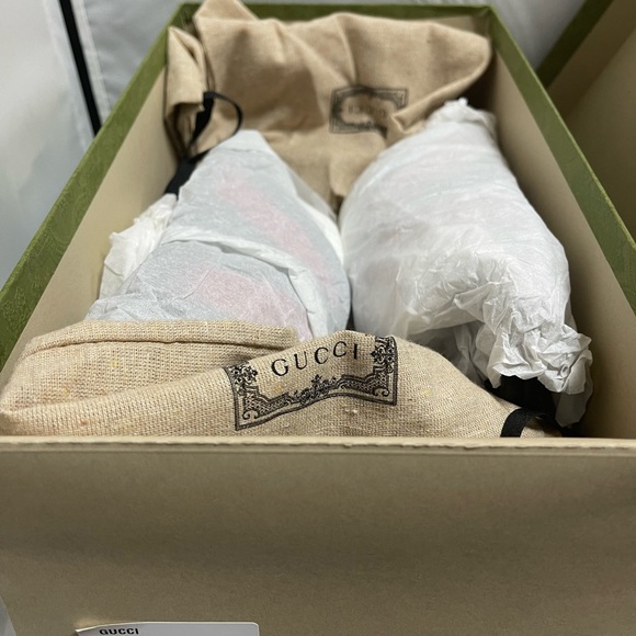 Excellent condition Gucci Mens Slipon 8 (38) Green/Red - Picture 14 of 14